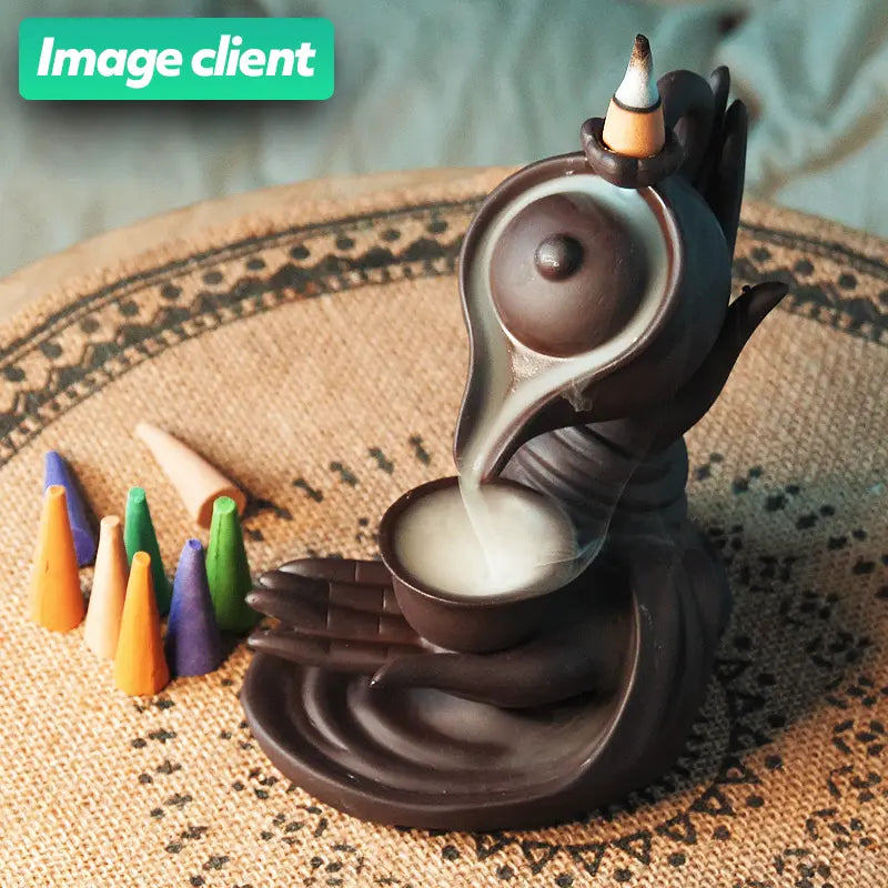 Porte-Encens Omnia® : Votre Rituel Apaisant qui Élimine le Stress Instantanément